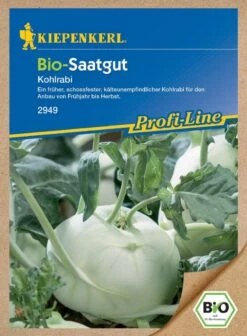 BIO Kohlrabi, Ein Früher Schossfester Und Kälteunempfindlicher Kohlrabi Für Den Anbau Von Frühjahr Bis Herbst, Bio-Saatgut -SaatWelt Verkäufe bio kohlrabi 2
