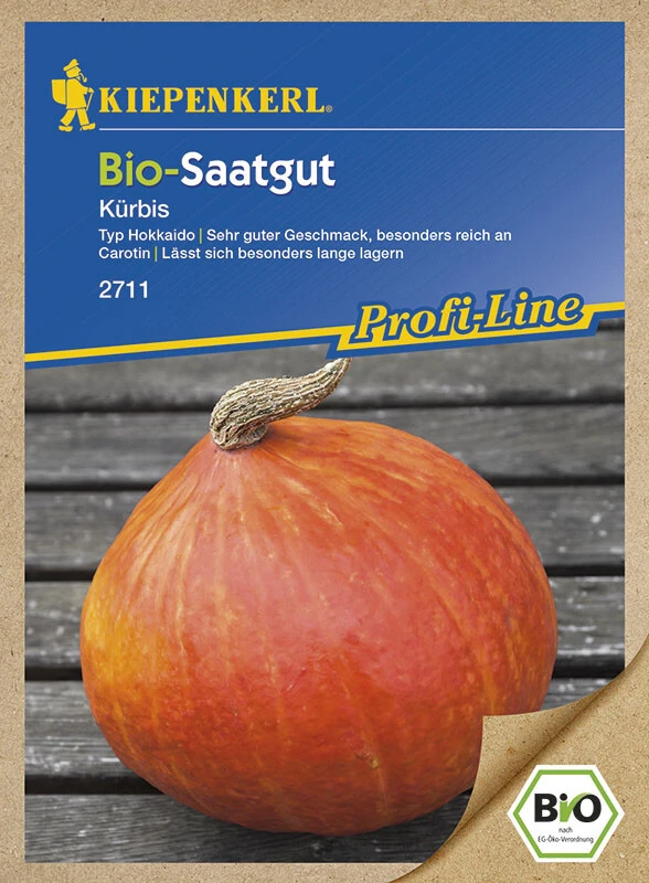 BIO Kürbis, F1, (Uchiki Kuri) Bio-Saatgut, Zwiebelartige Form, Gewicht 1 - 1,5 Kg 4 BIO Kürbis, F1, (Uchiki Kuri) Bio-Saatgut, Zwiebelartige Form, Gewicht 1 - 1,5 Kg – Bild 2