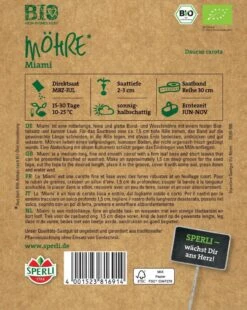 BIO Möhre F1 (Saatband), Knackige Möhre Ist Dank Des Praktischen Saatbandes Einfach Zu Pflanzen 7 BIO Möhre F1 (Saatband), Knackige Möhre Ist Dank Des Praktischen Saatbandes Einfach Zu Pflanzen -SaatWelt Verkäufe bio moehre f1 saatband2