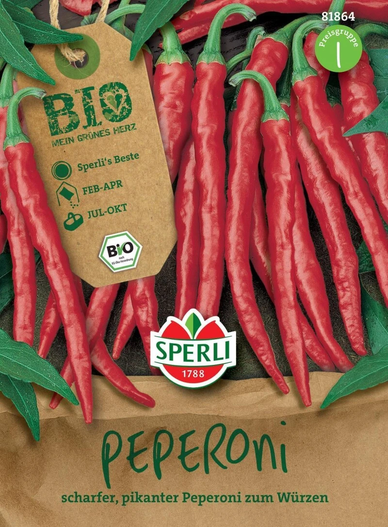 BIO Peperoni, Eignen Sich Ideal Zum Würzen Scharfer Gerichte, Geschmack Scharf &pikanten 3 BIO Peperoni, Eignen Sich Ideal Zum Würzen Scharfer Gerichte, Geschmack Scharf &pikanten