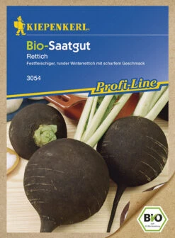 BIO Rettich Runder Schwarzer Winter