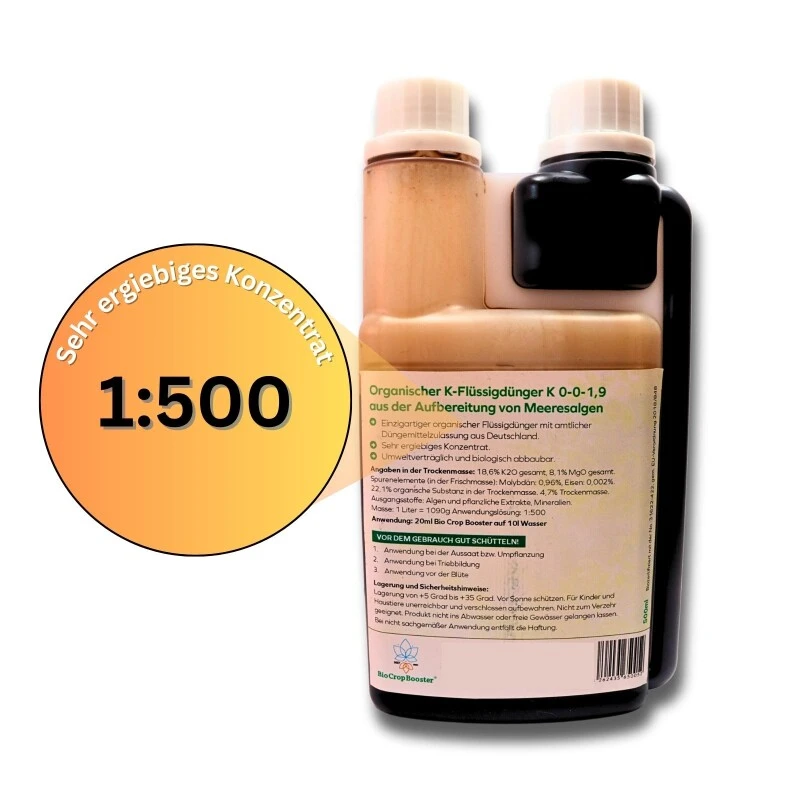 BioCropBooster 500 Ml Einzigartiger Biozertifizierter Kaliumdünger 3 BioCropBooster 500 Ml Einzigartiger Biozertifizierter Kaliumdünger