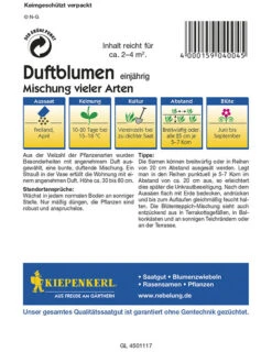 Blumenmischung Duftblumen | Angenehm Duftende Blumen | Höhe 30 Bis 80 Cm