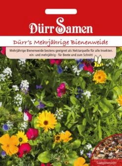 Dürr´s Mehrjährige Bienenweide, Nektarquelle Für Alle Insekten, Inhalt: Für Ca. 5m² -SaatWelt Verkäufe duerrs mehrjaehrige bienenweide nektarquelle fuer alle insekten inhalt fuer ca 5m