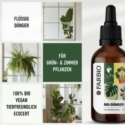 FARBIO® Bio-Dünger Für Zimmer Und Grünpflanzen, 100-500ml