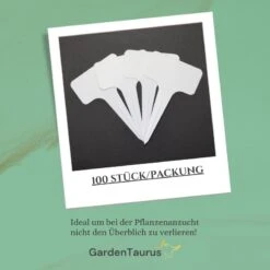 100x Pflanzschild Aus Kunststoff 10 X 6 CmT-Form -SaatWelt Verkäufe gt ppflanzschild tform3