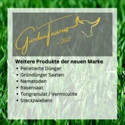 GardenTaurus® Rasendünger, 2,5 - 25kg, Naturdünger Für Sattes Grün, 100% Natürliche Inhaltsstoffe 11 GardenTaurus® Rasendünger, 2,5 - 25kg, Naturdünger Für Sattes Grün, 100% Natürliche Inhaltsstoffe -SaatWelt Verkäufe gt rasenduenger 15