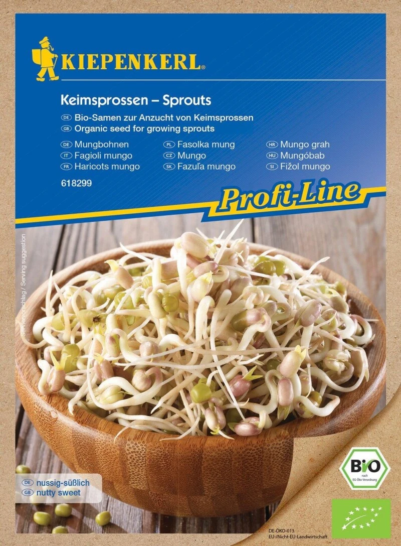 BIO Keimsprossen Mungbohnen, 75 G Bio-Samen Zur Sprossenanzucht 4 BIO Keimsprossen Mungbohnen, 75 G Bio-Samen Zur Sprossenanzucht – Bild 2
