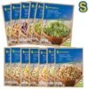 BIO Keimsprossen-Sortiment 14 - Verschiedene Sorten BIO-Sprossen-Samen 2 BIO Keimsprossen-Sortiment 14 - Verschiedene Sorten BIO-Sprossen-Samen -SaatWelt Verkäufe keimsprossen sortiment 14