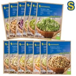 BIO Keimsprossen-Sortiment 14 - Verschiedene Sorten BIO-Sprossen-Samen