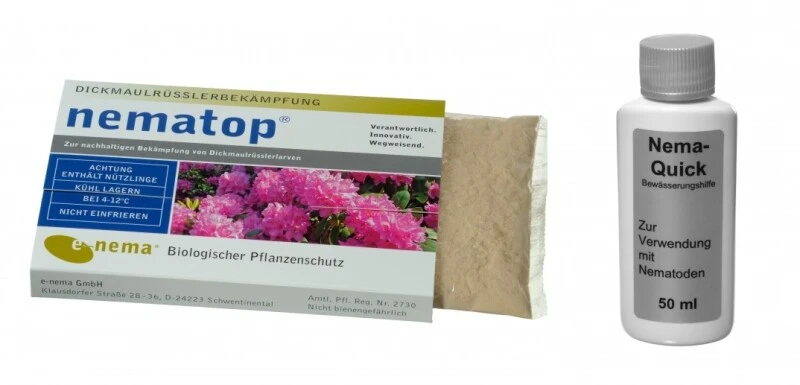 NemaTop 10 Mio + Nema-Quick Kombi-Packung HB Nematoden Gegen Den Dickmaulrüssler 3 NemaTop 10 Mio + Nema-Quick Kombi-Packung HB Nematoden Gegen Den Dickmaulrüssler