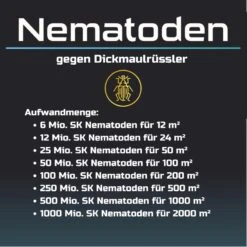 NemaTaurus® SK Nematoden | Gegen Dickmaulrüsslerlarven | Ab 5 °C Bodentemperatur