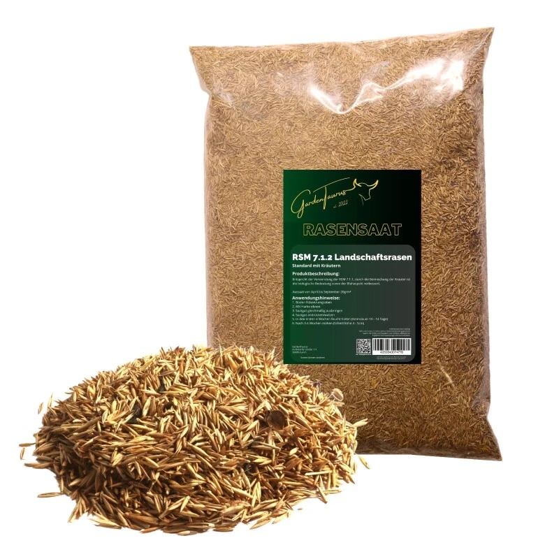 GardenTaurus RSM-Rasensamen 7.1.2 Landschaftsrasen Mit Kräutern 2,5kg 3 GardenTaurus RSM-Rasensamen 7.1.2 Landschaftsrasen Mit Kräutern 2,5kg