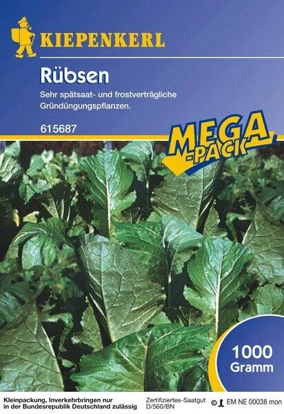 Rübsen Winterrübsen 1kg 3 Rübsen Winterrübsen 1kg