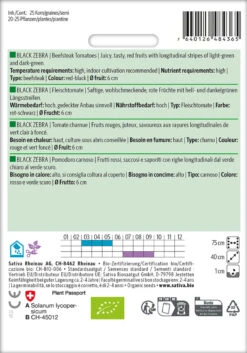 Bestseller -SaatWelt Verkäufe sativa black zebra2