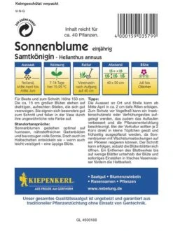 Sonnenblume Samtkönigin, Für Beete Und Zum Schnitt, Vielfältige Sorte Mit Samtroten Blüten -SaatWelt Verkäufe sonnenblume samtkoenigin 12