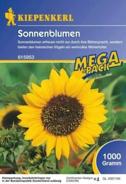 Sonnenblumen Feldsonnenblumen 1kg, Bieten Blütenpracht Und Wertvolles Winterfutter
