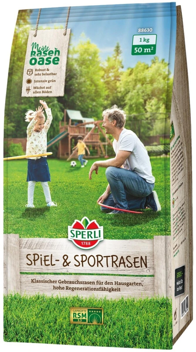 SPERLI's Spiel- & Sportrasen RSM 2.3, Robust Und Belastbar, Für Alle Böden 3 SPERLI's Spiel- & Sportrasen RSM 2.3, Robust Und Belastbar, Für Alle Böden